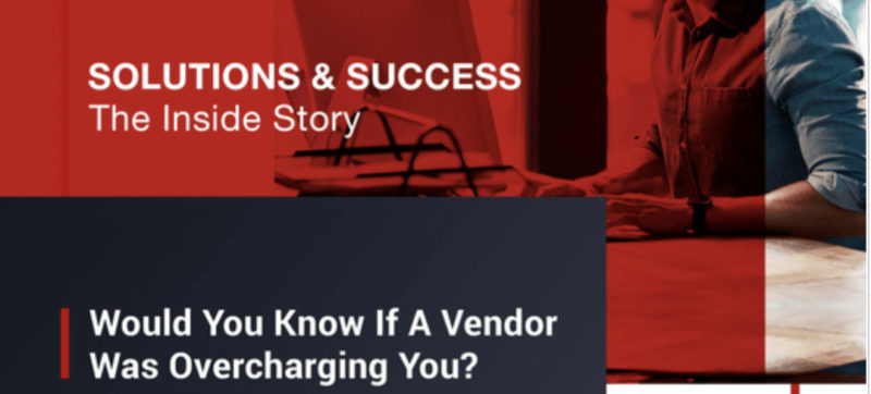 Would You Know If A Vendor Was Overcharging You?